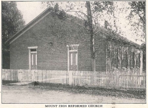 Original Mount Zion Church with Men / Women Doors